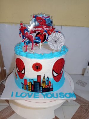 2 kg spiderman birthday cake in Nakuru