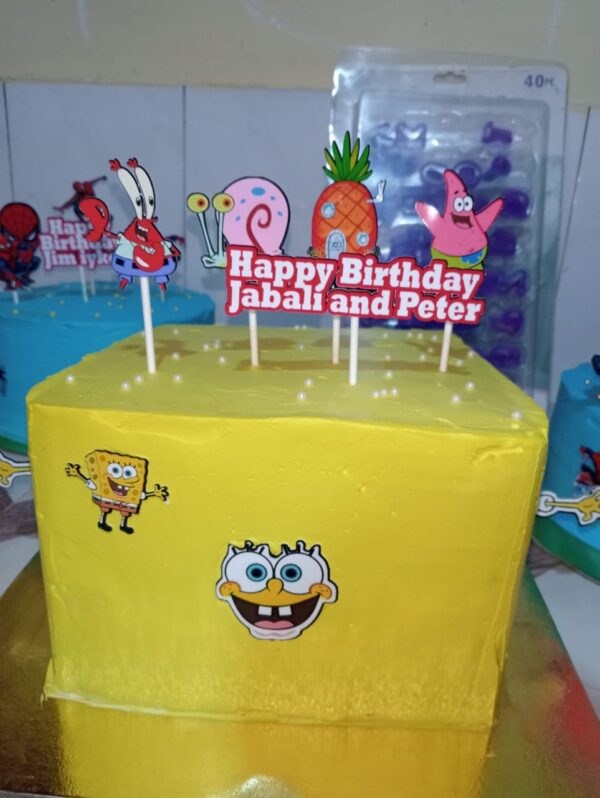 spongebob birthday cake in nakuru