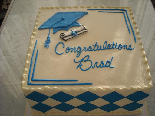 Square Graduation Cake in Kenya